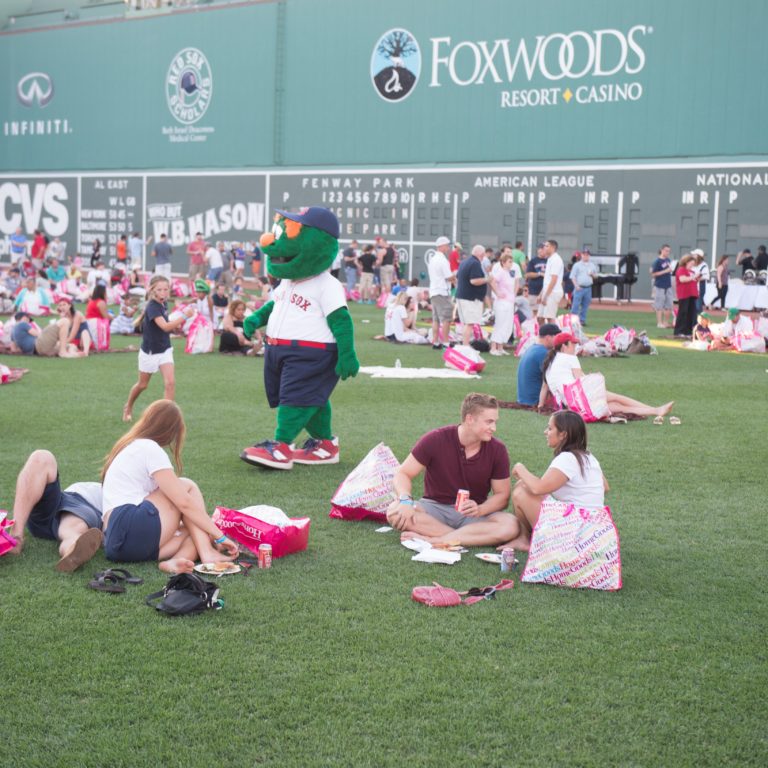 BOSTON, MA - AUGUST 2: The Boston Red Sox Foundation hosted their annual "Picnic in the Park" event on August 2, 2015 at Fenway Park in Boston, Massachusetts. (Photo by Michael Ivins/Boston Red Sox)